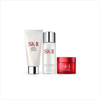 SK-II 新年限定套盒（洗面奶20g+清莹露30ml+面霜15g）