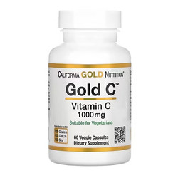 California Gold Nutrition Gold C 维生素C 1000毫克 60粒