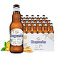 Hoegaarden 福佳 小麦白啤酒 福佳白精酿啤酒 246mlx24瓶 整箱装 露营酒