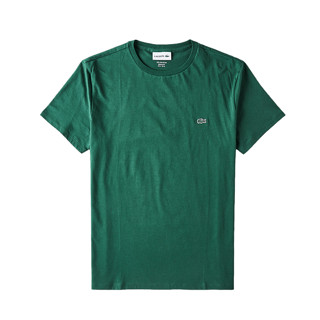 LACOSTE 拉科斯特 男士圆领短袖T恤 TH6709 绿色 XXXL