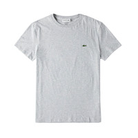 LACOSTE 拉科斯特 男士圆领短袖T恤 TH6709 灰色 XXXL