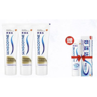 SENSODYNE 舒适达 多效护理牙膏 70g*3(赠便携装牙膏20g)