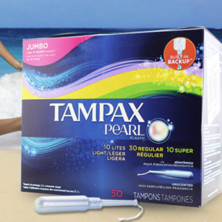 TAMPAX 丹碧丝 珍珠系列 塑胶导管式卫生棉条套装 (L轻吸收量+R普通吸收量+S大吸收量)