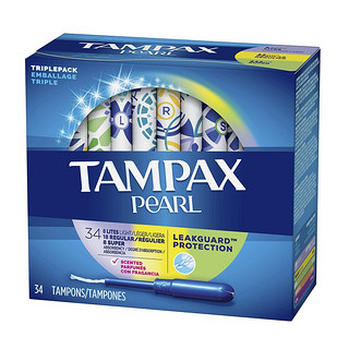 TAMPAX 丹碧丝 珍珠系列 塑胶导管式卫生棉条套装 (L轻吸收量8支*6+R普通吸收量18支*6+S大吸收量8支*6)