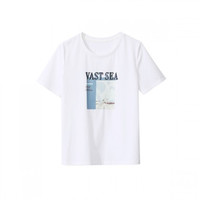 OSA 欧莎 女士圆领短袖T恤 S121B11059034A 白色 M