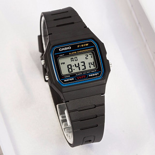 CASIO 卡西欧 38.2毫米石英腕表 F-91W-1