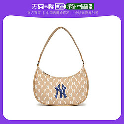 MLB 美国职棒大联盟 香港直邮MLB复古腋下包老花满标刺绣手提包女士个性潮流3ABQS012N