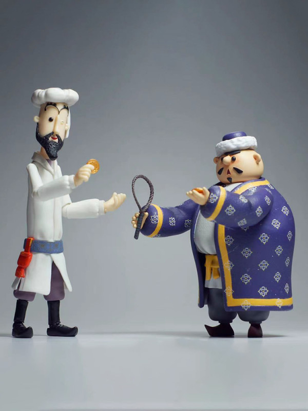 上海美术电影制片厂咪咕阿凡提的故事巴依老爷可动手办