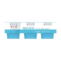 simplelove 简爱 酸奶滑滑 100g*6杯 生牛乳发酵低温酸奶酸牛奶生鲜乳品