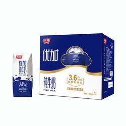 Bright 光明 优加纯牛奶 200ml*12盒