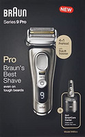 BRAUN 博朗 9 Pro系列 9465cc 男士电动剃须刀，4+1 头带 ProLift 修剪器，电动剃须刀