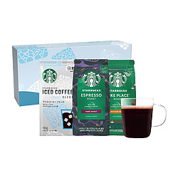 STARBUCKS 星巴克 冰咖啡浓缩烘焙 540g/3袋（加赠马克杯+樱花拿铁84g）