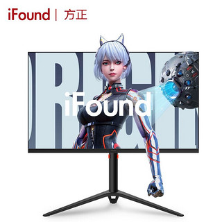 Founder 方正 iFound 方正24.5英寸 游戏电竞显示器 144Hz IPS 广色域 HDR10 快拆人体工学支架 A-Sync 显示屏 25WG2H3