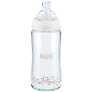 NUK 玻璃彩色奶瓶 硅胶奶嘴款 240ml 0-6月