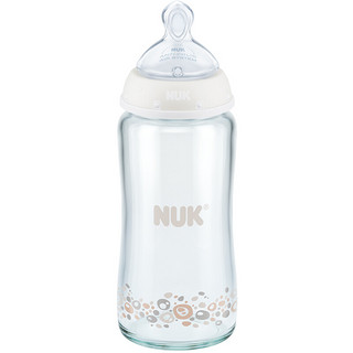 NUK 玻璃彩色奶瓶 硅胶奶嘴款 240ml 0-6月