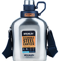 STANLEY 史丹利 10-01930-009 不锈钢扁水壶户外斜挎 1000ml