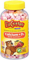 L'il Critters L‘il Critters 丽贵 钙+维生素D3 小熊软糖 150粒