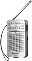 Panasonic 松下 RF-P50DEG-S 口袋收音机带肩带,电池驱动,银色