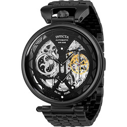 INVICTA 英弗他 Objet D Art Automatic Black Dial Mens Watch 38386