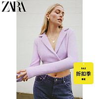 ZARA TRF 女装 人造皮草效果上衣 7385005 400