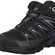 salomon 萨洛蒙 X Ultra 3 Mid GORE-TEX Men's Wide Hiking Boots 黑色/印度墨水/纪念碑 US7