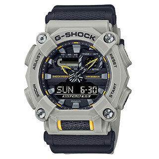 CASIO 卡西欧 G-SHOCK系列工业风格撞色防震防水时尚运动男表 GA-900HC-5A