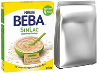 Nestlé 雀巢 BEBA SINLAC 无麸质米粥粉末，无大豆，无乳制品，9 包（9 x 250 克）