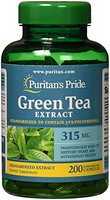 Puritans Pride 普丽普莱 绿茶标准化提取物 315 毫克胶囊，200 粒