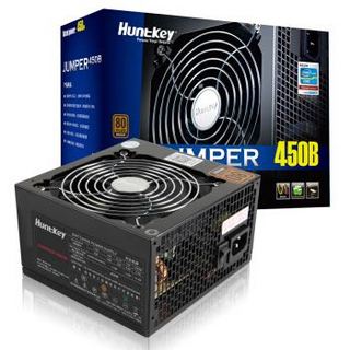 Huntkey 航嘉 JUMPER 450B 铜牌（85%）非模组化电脑电源 450W