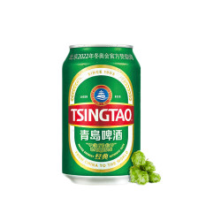 青岛啤酒工业啤酒_tsingtao 青岛啤酒 经典11度330ml*24听 整箱装 口