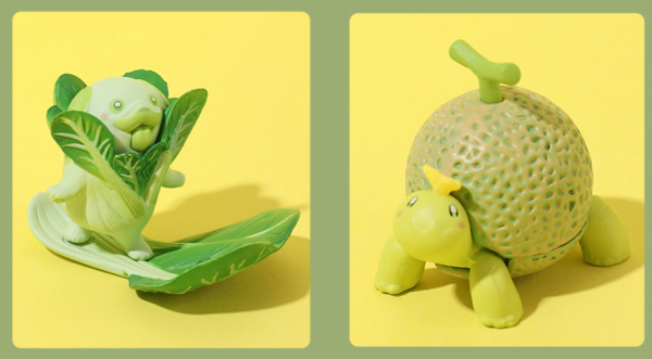 stasto蔬菜精灵系列手办扭蛋