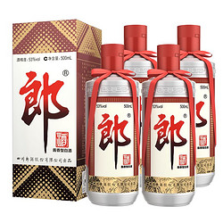 LANGJIU 郎酒 郎牌郎酒 53%vol 酱香型白酒 500ml*4瓶 整箱装