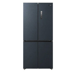 Midea 美的 60厘米薄系列485升十字双开门四门超薄嵌入大容量家用智能冰箱一级变频BCD-485WSPZM(E)厨装一体