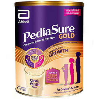 PediaSure 小安素系列 儿童特殊配方奶粉 新加坡版 香草味 850g