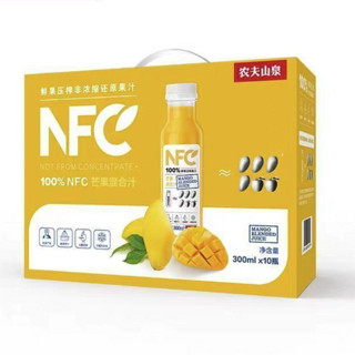 NONGFU SPRING 农夫山泉 NFC 芒果混合汁 300ml*12瓶