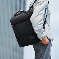 OIWAS 爱华仕 电脑包双肩 15.6英寸 时尚商务背包男 笔记本电脑包女多功能通勤包 4432黑色