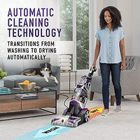 HOOVER 胡佛 SmartWash 自动地毯清洁机 带斑点追踪器 去污棒 清洗机 适用于宠物 FH53000PC 紫色