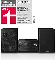 Panasonic 松下 微型HiFi音箱 SC-PMX94EG-K (120W RMS，数字DAB+，CD，UKW，蓝牙，USB，AUX)，黑色