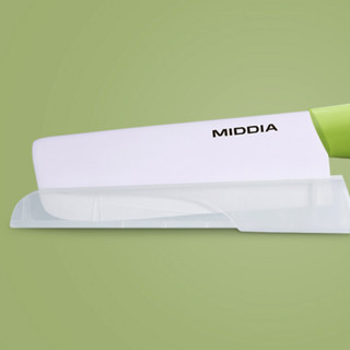 MIDDIA 美帝亚 菜刀(陶瓷、15.2cm、苹果绿)