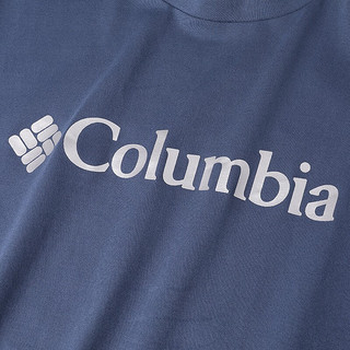 Columbia 哥伦比亚 男子运动T恤 AE1415-478 蓝色 XL