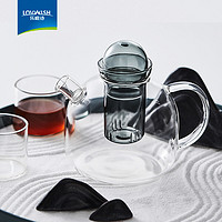 PLUS会员：LOVWISH 乐唯诗 玻璃茶具套装 5件套（1壶4杯）