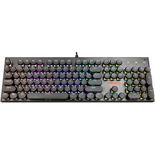 1st player 首席玩家 MK5 104键 有线机械键盘 黑色 国产红轴 RGB