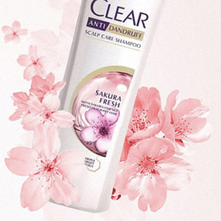 CLEAR 清扬 氨基酸樱花净爽去屑洗发露 330ml