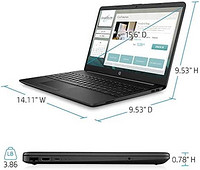 HP 惠普 15.6 英寸全高清笔记本电脑,英特尔赛扬 N4020 处理器,4GB DDR4 内存,128GB 固态硬盘,