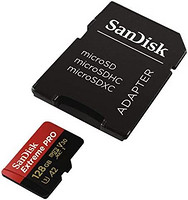 SanDisk 闪迪 Extreme 128 GB 微型 SDXC 存储卡 + SD 适配器