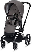 cybex Priam 3 完整婴儿车，单手紧凑型折叠，可翻转座椅，平稳骑行全轮悬架，额外存储空间