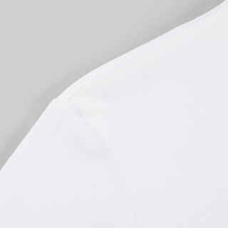 HLA 海澜之家 男士圆领短袖T恤 HNTBJ2D900A 漂白 S