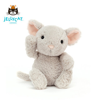 jELLYCAT 邦尼兔 TUM3M 汤宝塔夫特老鼠毛绒玩具 灰色