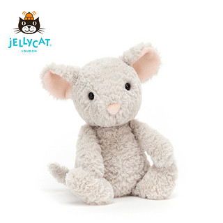 jELLYCAT 邦尼兔 TUM3M 汤宝塔夫特老鼠毛绒玩具 灰色