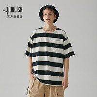 PUBLISH Stripe Tee 撞色条纹宽松T恤短袖